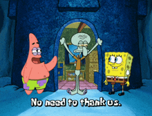 Spongebob Thank You GIF - Spongebob Thank You You'Re Welcome GIFs