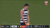 a fox broadcast of a soccer game with the score 32 to 16