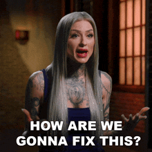 How Are We Gonna Fix This Ryan Ashley GIF - How Are We Gonna Fix This Ryan Ashley Ink Masters GIFs