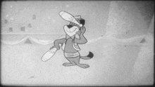 Hanna Barbera Huckleberry Hound GIF - Hanna Barbera Huckleberry Hound Black And White GIFs