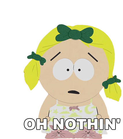 Oh Nothin Butters Stotch Sticker - Oh Nothin Butters Stotch South Park Stickers