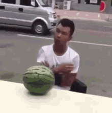 Watermelon Head GIF