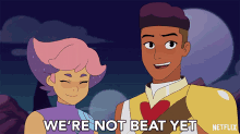 Were Not Beat Yet Bow GIF - Were Not Beat Yet Bow Glimmer GIFs