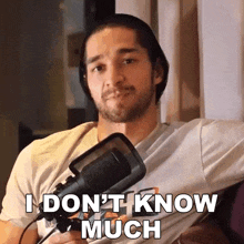 I Dont Know Much Wil Dasovich GIF - I Dont Know Much Wil Dasovich Wil Dasovich Superhuman GIFs