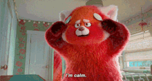 Turning Red Im Calm GIF - Turning Red Im Calm Mei Lee GIFs