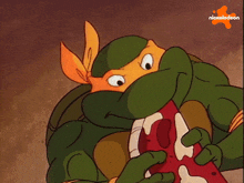 Eating Michelangelo GIF - Eating Michelangelo Teenage Mutant Ninja Turtles GIFs