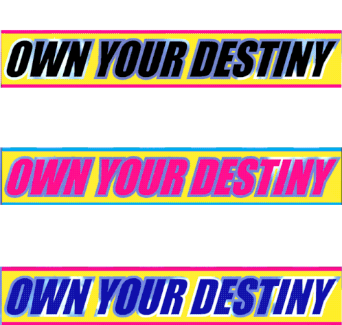 Own Your Destiny Destiny Sticker - Own Your Destiny Destiny Stickers