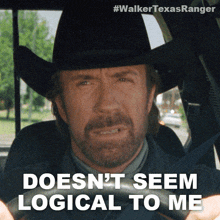 doesnt seem logical to me cordell walker walker texas ranger doesnt make sense thats illogical