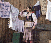Washing Well Wenches Drinking GIF - Washing Well Wenches Drinking Cool Off GIFs