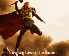 Thor Lower The Boom GIF - Thor Lower The Boom Chris Hemsworth GIFs
