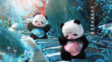 Gấu Trúc Hugging Panda GIF