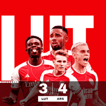 Luton Town F.C. (3) Vs. Arsenal F.C. (4) Post Game GIF - Soccer Epl English Premier League GIFs