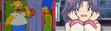 Homer Breaking Down GIF - Homer Breaking Down Anime Simpsons GIFs