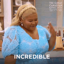 Incredible Ann Pornel GIF - Incredible Ann Pornel The Great Canadian Baking Show GIFs