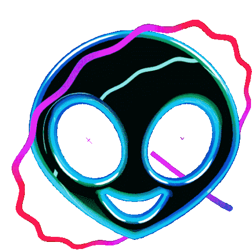 Alien Smile Sticker - Alien Smile Happy Stickers
