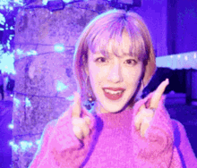 Miyabi Natsuyaki Miyabi GIF - Miyabi Natsuyaki Miyabi Pink Cres GIFs