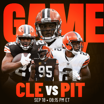 Pittsburgh Steelers Vs. Cleveland Browns Pre Game GIF - Nfl National  football league Football league - Discover & Share GIFs