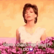 Who Loves You Baby I Do Martina Mc Bride GIF - Who Loves You Baby I Do Martina Mc Bride Kisses GIFs