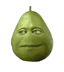 annoyed pear