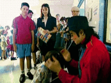 Michael Jackson King Of Pop GIF - Michael Jackson King Of Pop Hug Kid GIFs