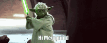 Yoda Hi GIF - Yoda Hi Hi Megamind GIFs