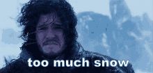 Too Much Snow GIF