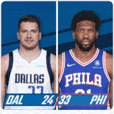 Dallas Mavericks (24) Vs. Philadelphia 76ers (33) First-second Period Break GIF - Nba Basketball Nba 2021 GIFs