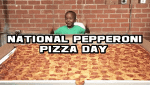 National Pepperoni Pizza Day Excited GIF - National Pepperoni Pizza Day Excited Dancing Boy GIFs