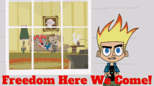 Johnny Test Freedom Here We Come GIF - Johnny Test Freedom Here We Come Freedom GIFs