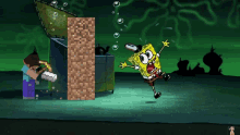 Steve Spongebob GIF - Steve Spongebob Mining GIFs