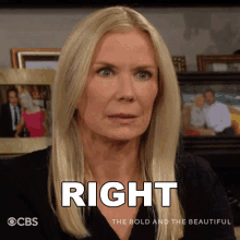 Right Brooke Logan Forrester GIF - Right Brooke Logan Forrester The Bold And The Beautiful GIFs