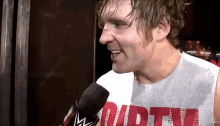Dean Ambrose Pre Match Interview July 13th, 2015 GIF - Dean Ambrose GIFs