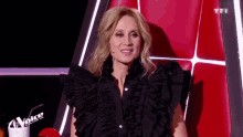 Lara Fabian The Voice GIF - Lara Fabian The Voice Thumbs Up GIFs