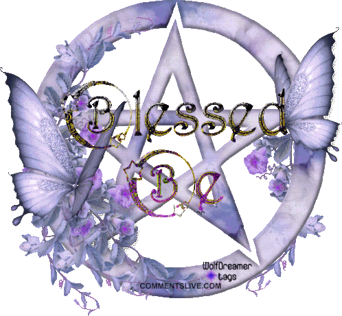 Wicca Blessed Sticker - Wicca Blessed Stickers