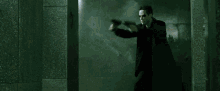 The Matrix Neo GIF - The Matrix Neo Kick GIFs