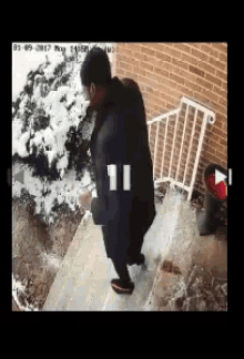Snow Stairs GIF - Snow Stairs Fall GIFs