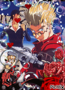 Trigun Trigun Picmix GIF - Trigun Trigun Picmix Vash The Stampede GIFs