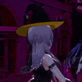 a witch with a ring on her finger