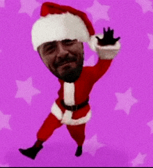 Merry Christmas Dancing Santa GIF