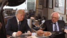 Trump Sanders GIF - Trump Sanders Burger GIFs
