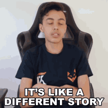 Its Like A Different Story Jaden Ashman GIF - Its Like A Different Story Jaden Ashman Wolfiez GIFs
