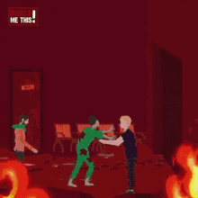 Should You Save The Other Person Or Run For The Door Save The Person GIF - Should You Save The Other Person Or Run For The Door Save The Other Person Save The Person GIFs