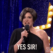 Yes Sir Cecily Strong GIF