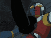 a cartoon character is kicking another cartoon character