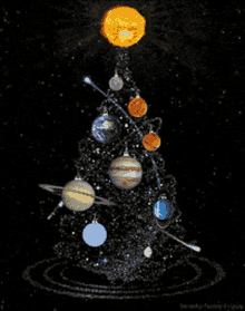 Feliz Natal Planeta GIF