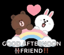 Cony And Brown Line GIF