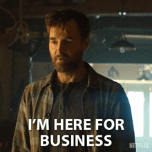 I'M Here For Business Gilbert GIF