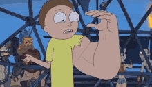 Rick And Morty Big Arm GIF - Rick And Morty Big Arm Strong Arm GIFs