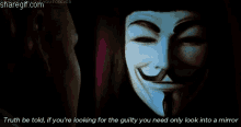 Guy Fawkes V For Vendetta GIF - Guy Fawkes V For Vendetta Truth GIFs