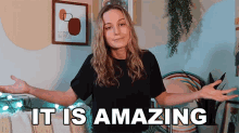 It Is Amazing Brie Larson GIF - It Is Amazing Brie Larson Its Great GIFs